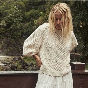 Doen Anchor Sweater Ivory size L